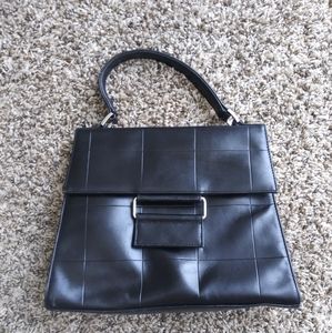 Black Leather Purse